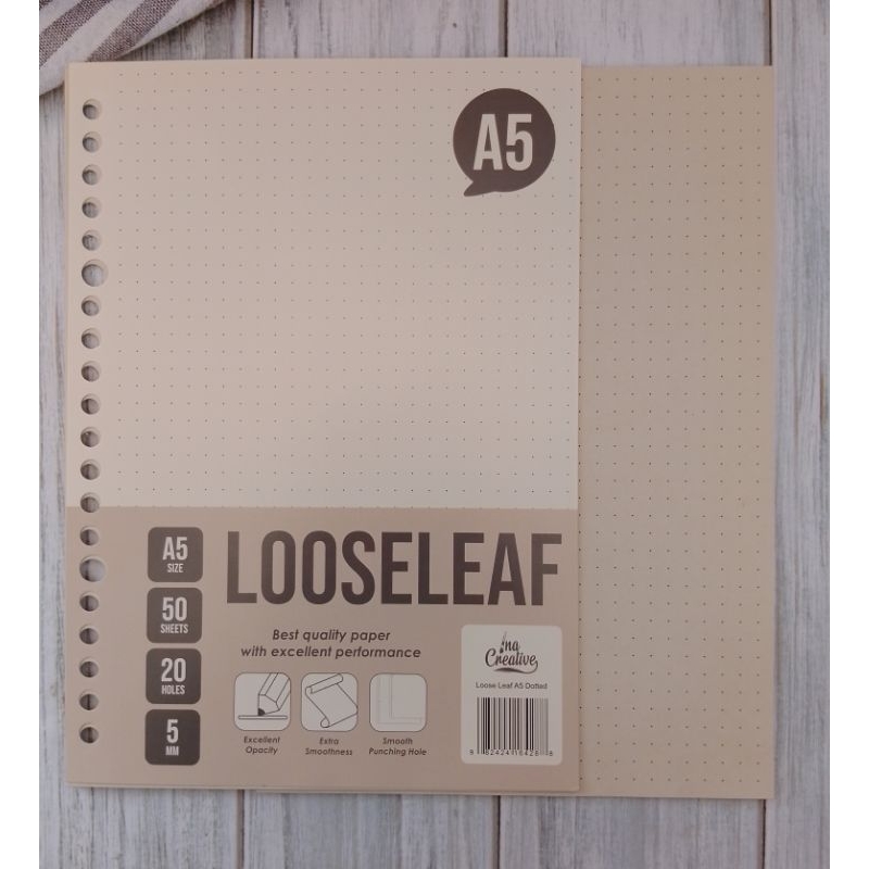 

50 LEMBAR ISI BINDER A5-50 DOT INA/KOALA