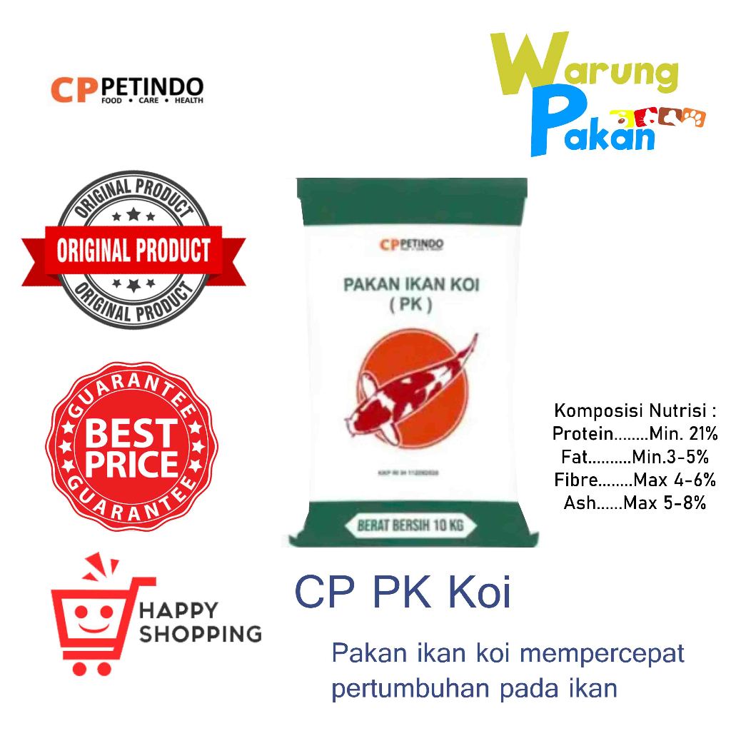 Pakan Ikan Sak PK KOI 10Kg