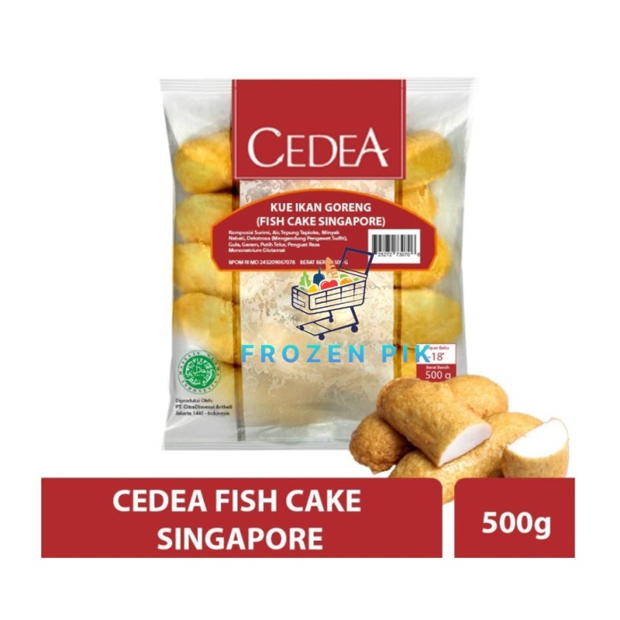 

Cedea Fish Cake Singapore (kue ikan goreng) 500Gr