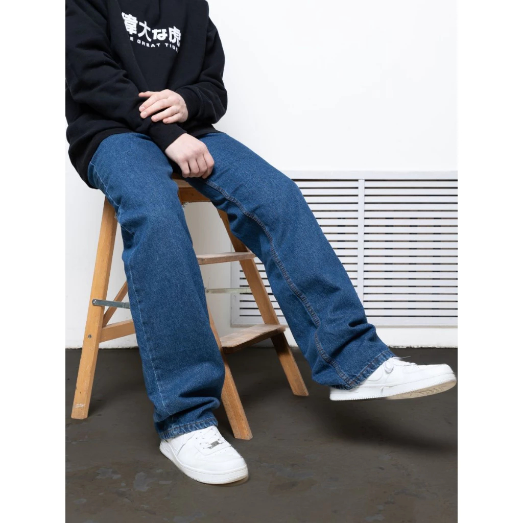 celana kulot pria-celana jeans oversize pria-celana denim korea style