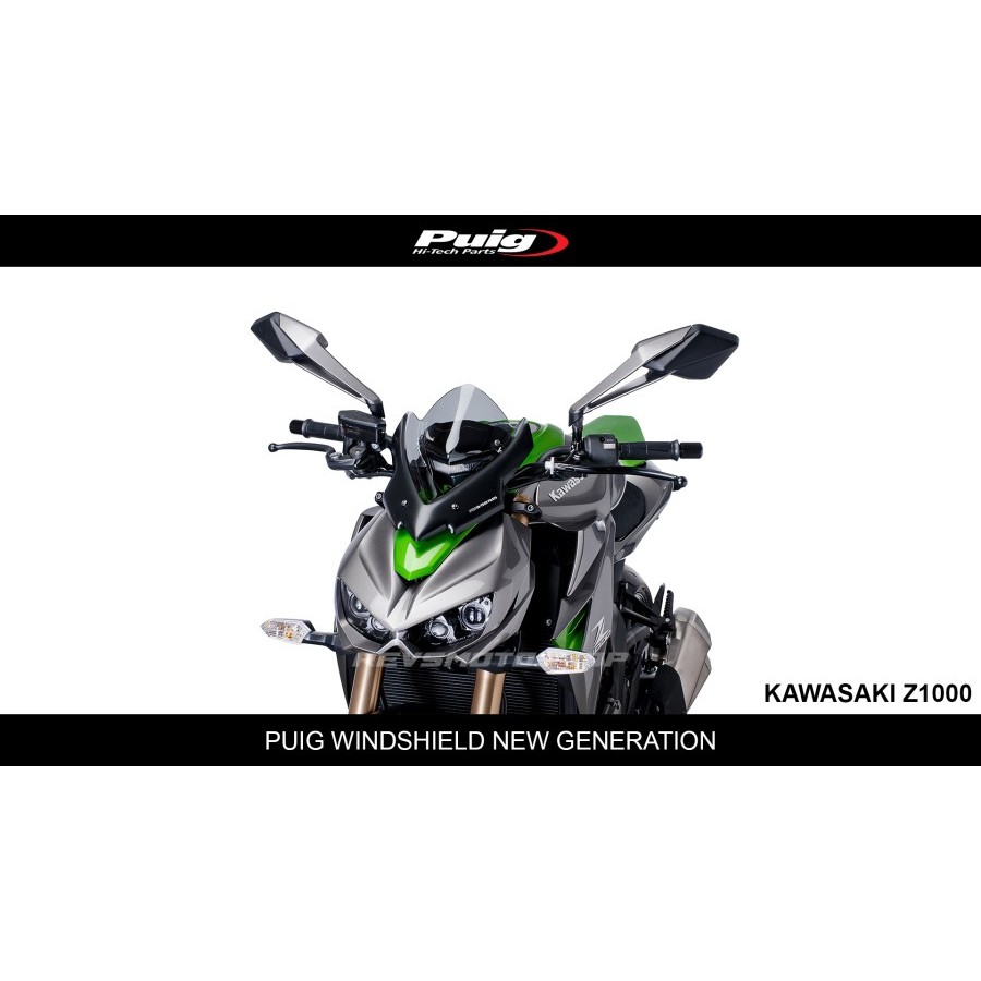 PUIG WINDSHIELD NEW GENERATION SPORT FOR KAWASAKI Z1000 SE 2016 -7011H