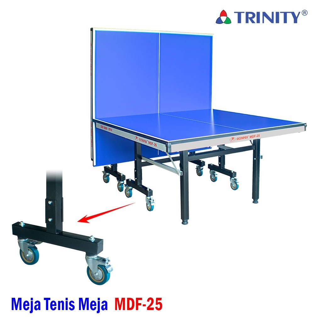Olympus Meja Tenis Meja MDF-25 Meja Pingpong SNI Tebal 25mm