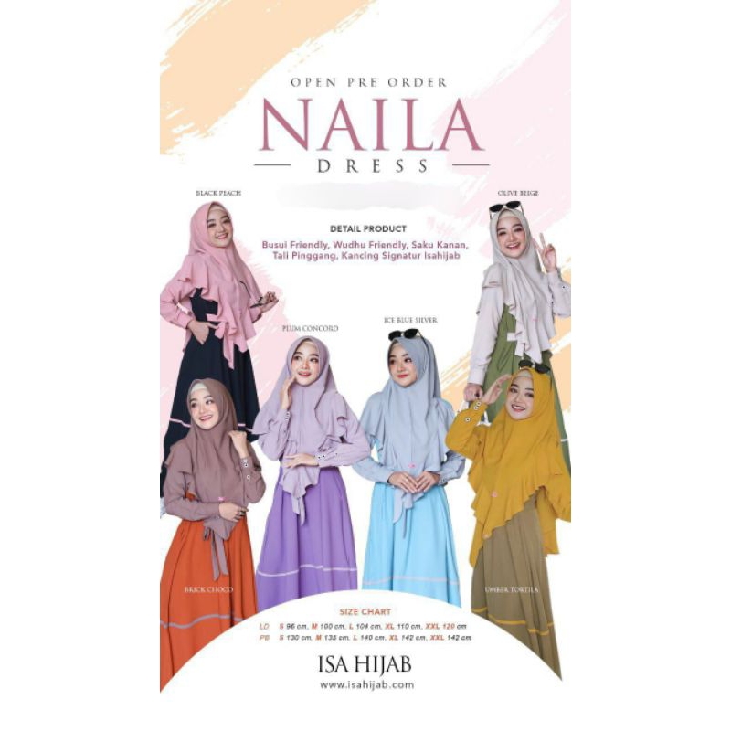 Gamis Murah Naila By Isa Hijab