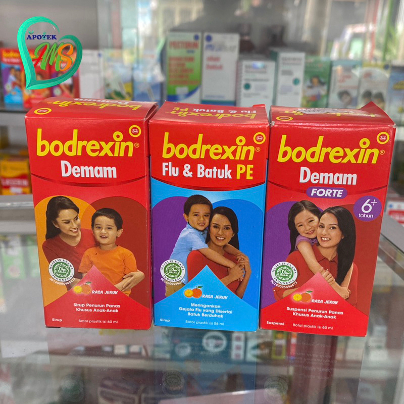 Bodrexin Sirup Anak 60 ML | Bodrexin Flu dan Batuk | Bodrexin Demam Forte | Bodrexin Demam