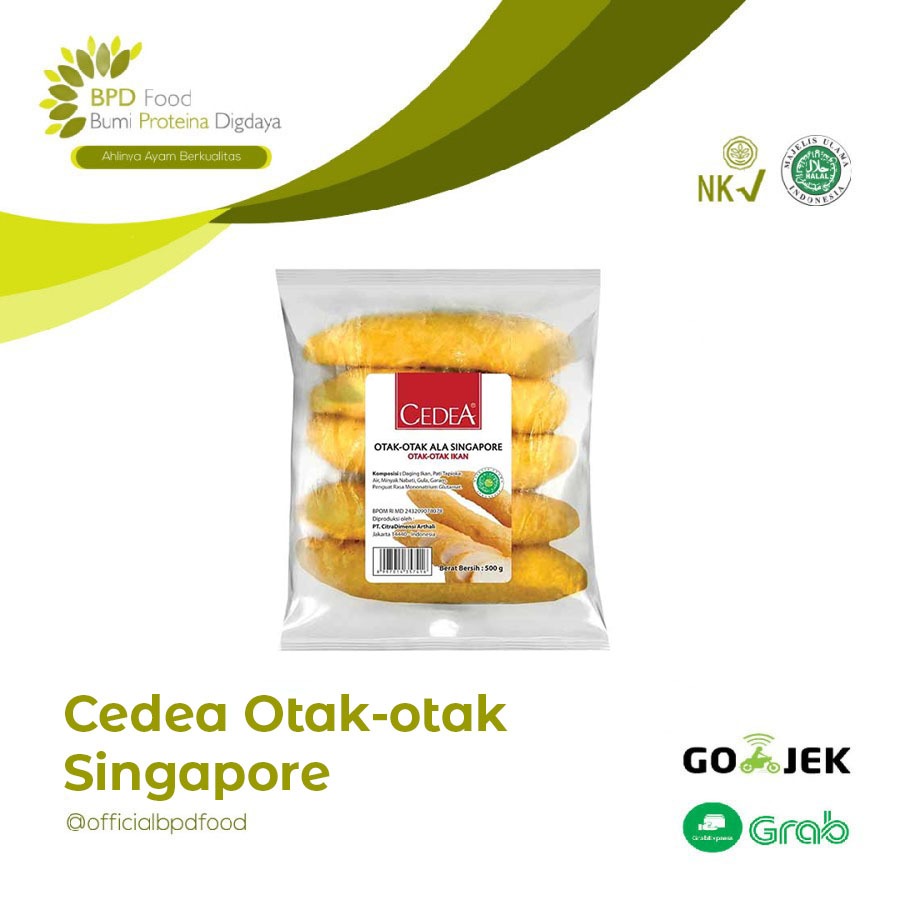 

CEDEA OTAK-OTAK SINGAPORE 500GR HALAL