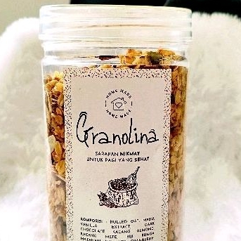 

(No Sugar) Premium Home made Granola Diet rasa NUTTY FRUITY dan DARK CHOCO by GRANOLINA, Cemilan dan Sarapan Sehat