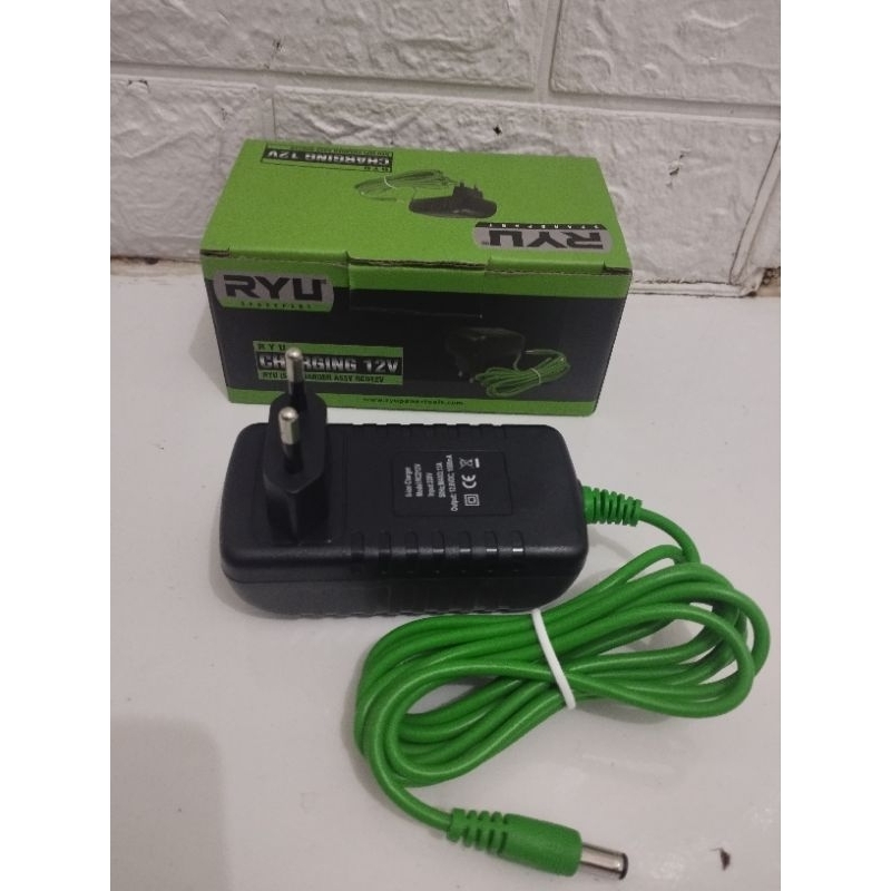 charger adaptor cordles RYU RCD 12 12v/cas cas an bor baterai ryu rcd 12v