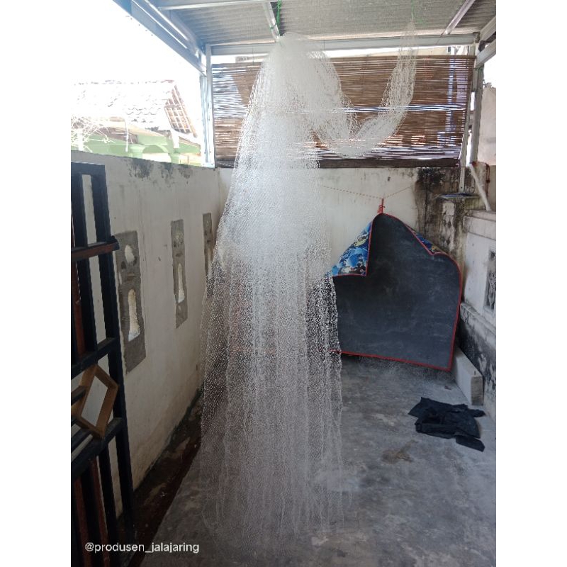 Daun jala lempar bahan senar 250cm