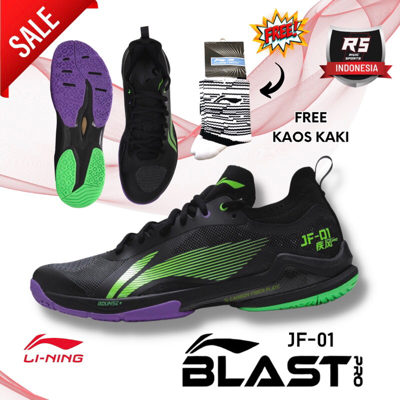 NEW SEPATU BADMINTON LINING JF-01 / JF01 BLAST PRO AYAS012 Li-Ning