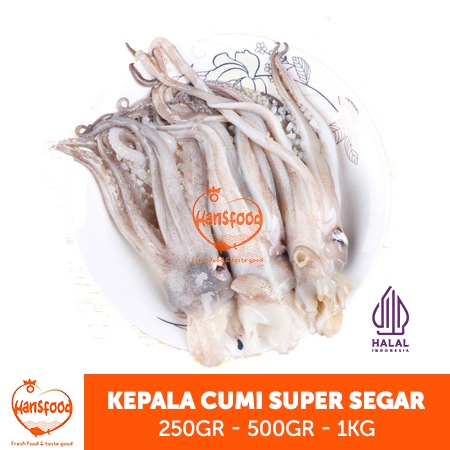 

Kepala Cumi Super Fresh/Frozen 250gr - 500gr - 1kg