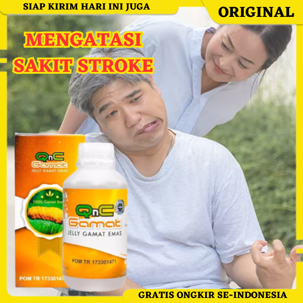 QnC Jelly Gamat, Obat Stroke, Obat Stroke Wajah, Obat Stroke Ringan, Obat Stroke Susah Bicara, Obat 