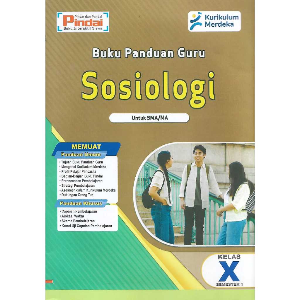 Buku Pindai Panduan Guru Sosiologi Kelas 10 SMA/MA Semester 1 Kurikulum Merdeka