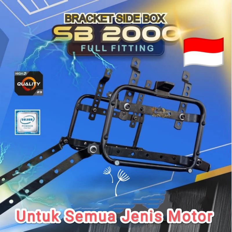 BRAKET BRACKET SIDE BOX SB 2000 FULL FITTING UNIVERSAL BREKET SAMPING SB2000 FULL FITTING STABILIZER