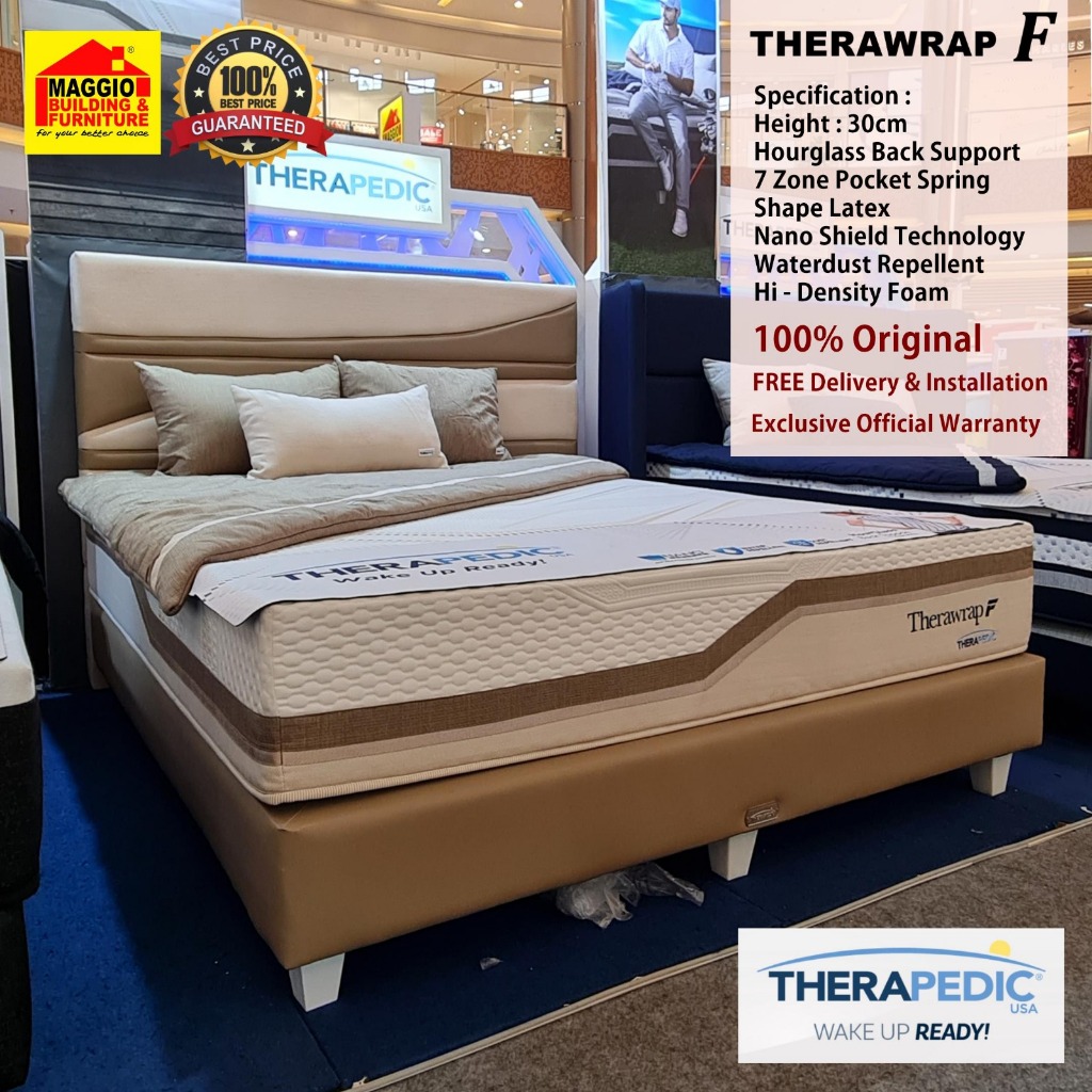 KASUR KESEHATAN THERAPEDIC THERAWRAP F - THERAPEDIC