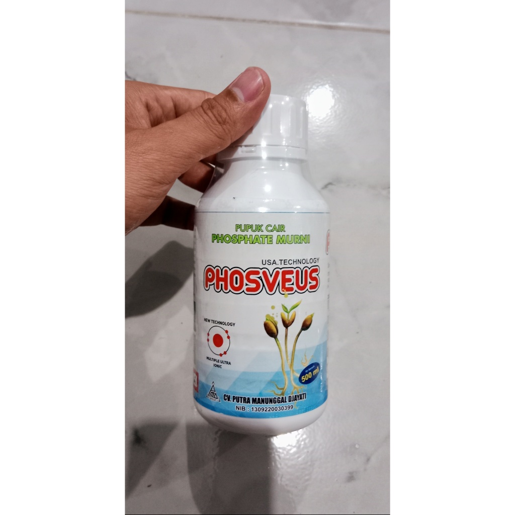 Pupuk Cair Phosphate & Kalium Murni PHOSVEUS Kemasan 500 ML