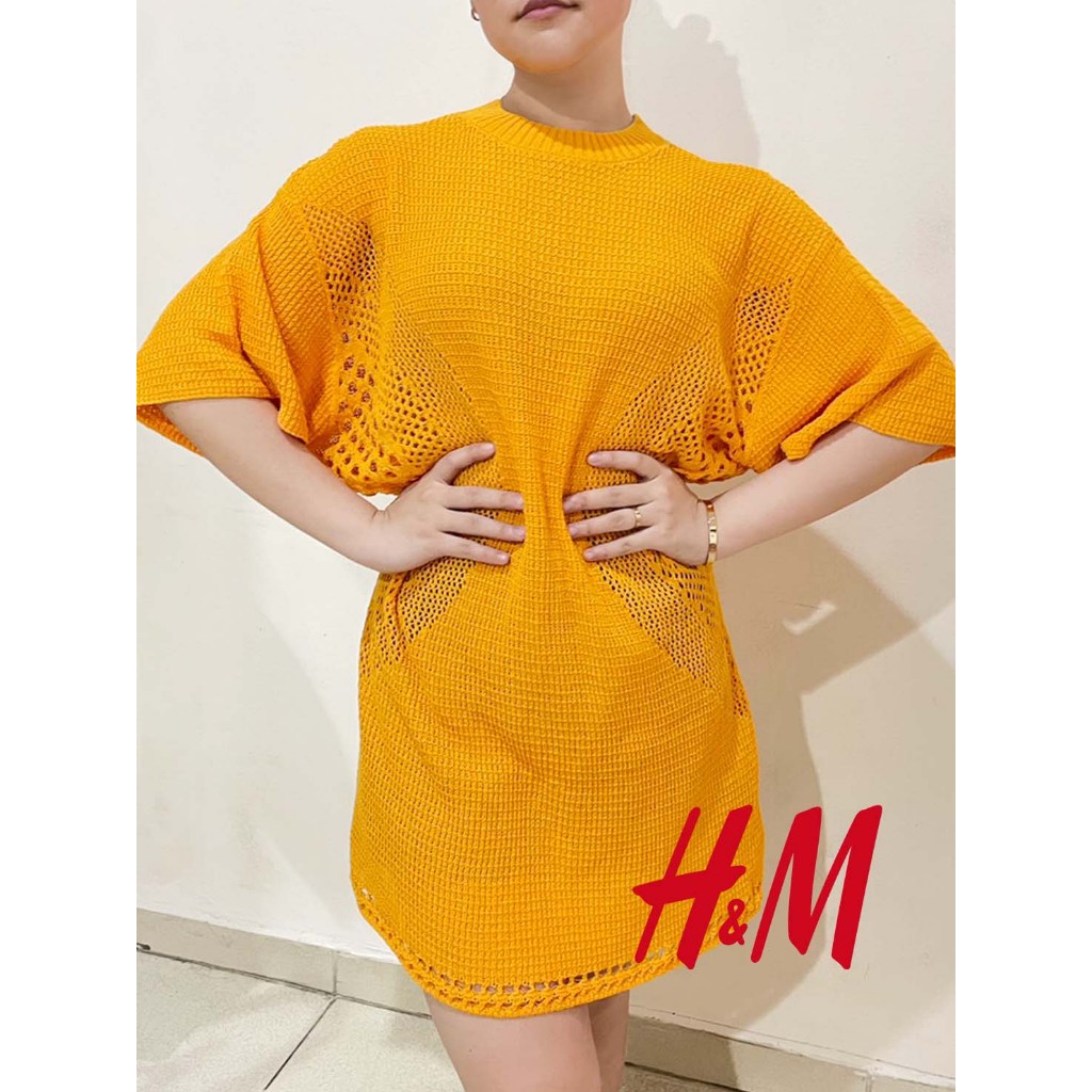 H&M Oversize Dress Yellow HM