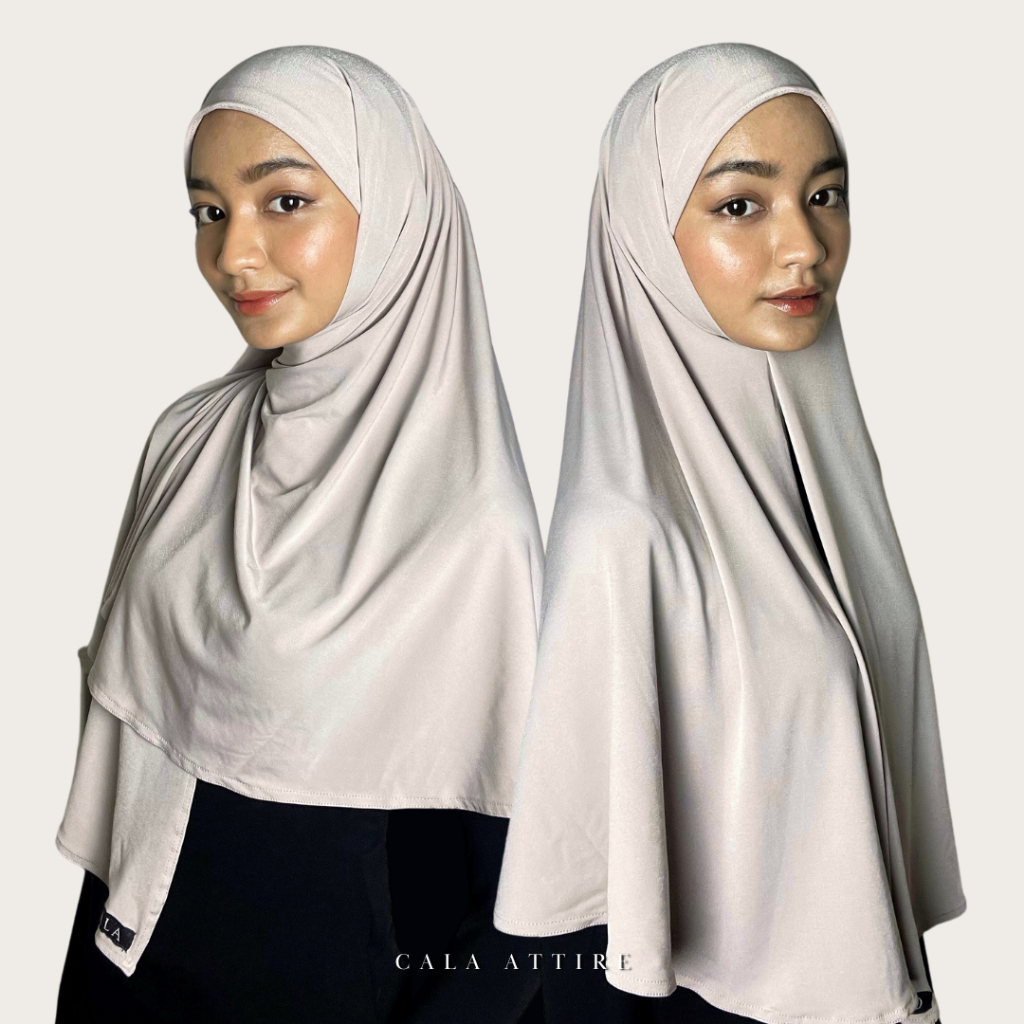 Hana Instant - Cala Attire | pashmina hijab instant ciput tali jersey ringan oval menutup dada pungg