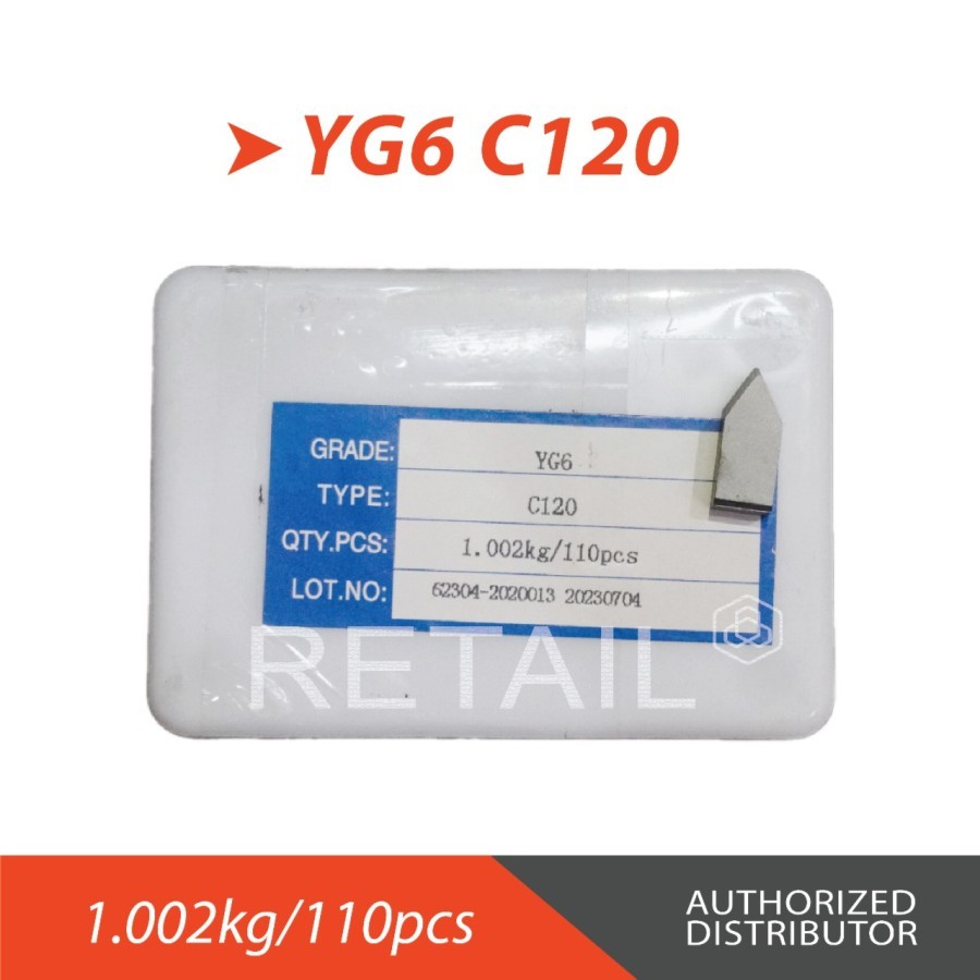 MATA BUBUT WIDIA C-120 (YG6) / MATA BUBUT GRADE YG6