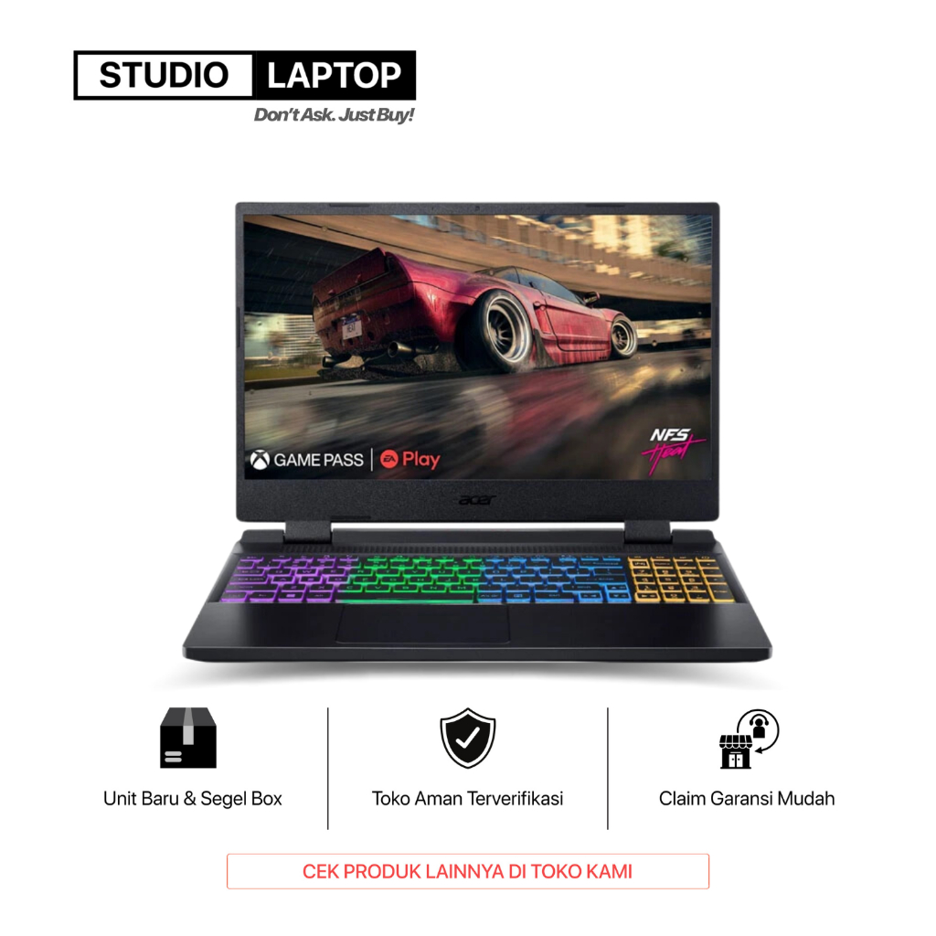 ACER NITRO 5 Intel i5 i7 i9 Ryzen 5 7 9 VGA RTX GTX GARANSI RESMI