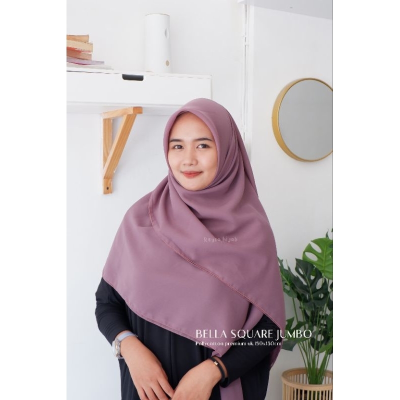 Reysa Hijab - Bella square premium 150x150cm | Bella square syar'i | Bella square jumbo