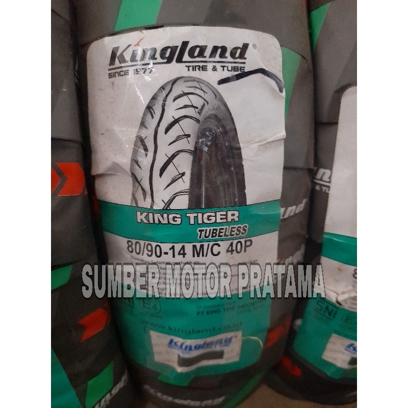Ban motor Tubless kingland king tiger 80/90-14