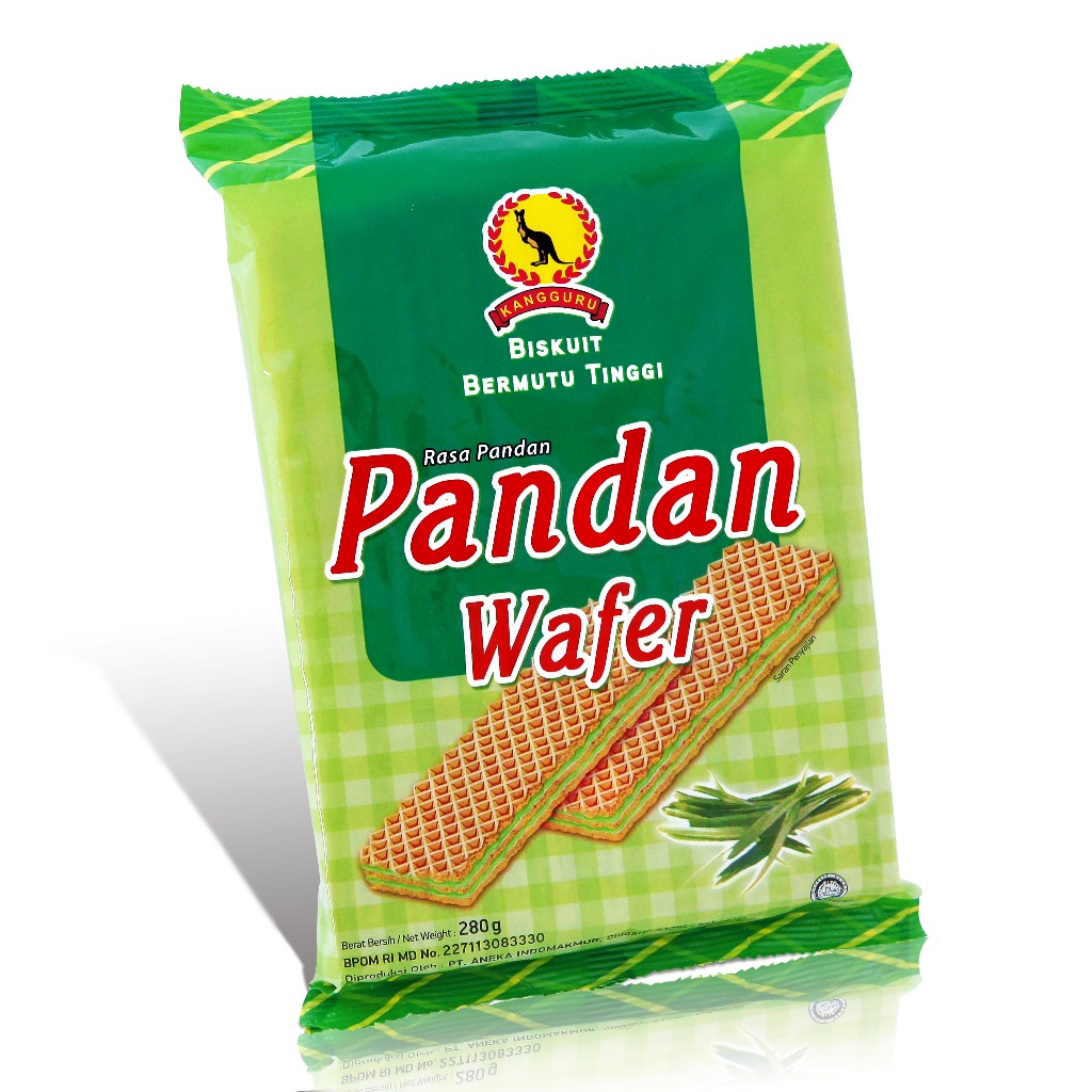 

Kangguru Wafer Pandan 280gram