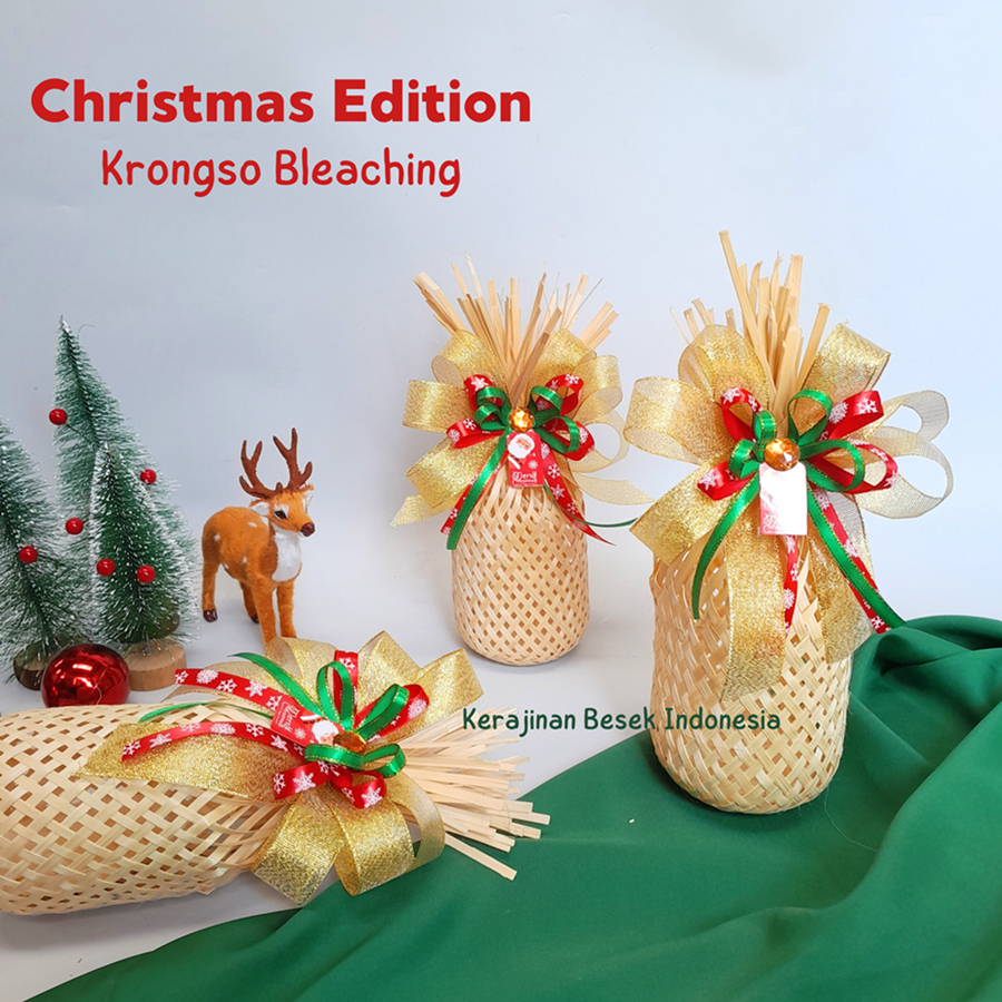 

KERANJANG HAMPERS KUE NATAL FREE ALAS CHRISTMAS EDITION Krongso 9cm x 22cm bleaching pita natal Hampers natal Oranemen natal Hiasan natal Wadah telur natal Toples cookies natal