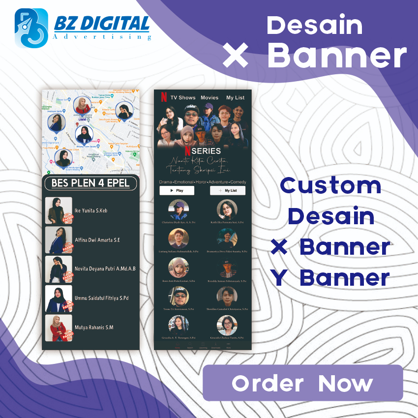 

Desain X Banner Wisuda.