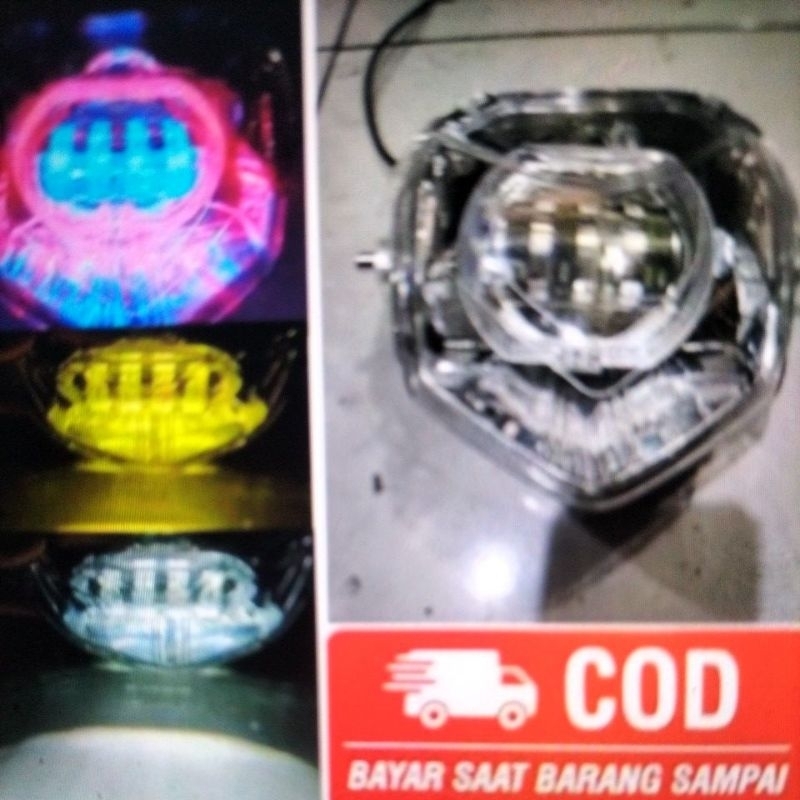 Lampu Depan Revo 110 Old Lama Biled Daymaker Kualitas Terbaik