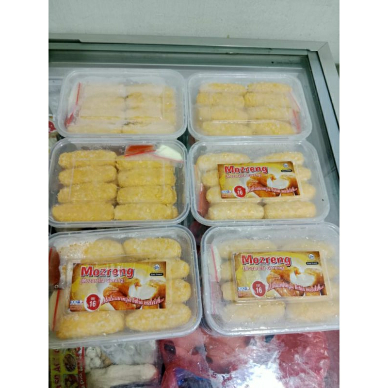 

READY HOMEMADE FROZEN MOZARELLA GORENG