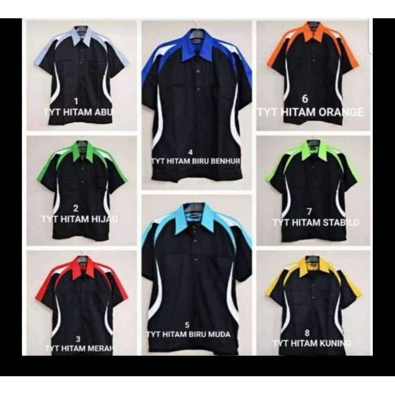 ENZINO kemeja kombinasi kemeja bahan american drill kantor kemeja kerja pdh pdl kemeja 100% original