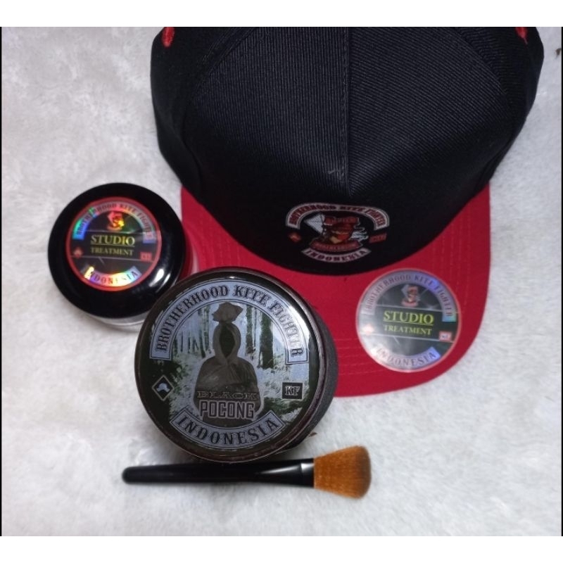 Gelasan Matot SULTAN Brotherhood POCONG BLACK "LIMITED EDITION" 023 6000yard 1pcs ( Free Topi)