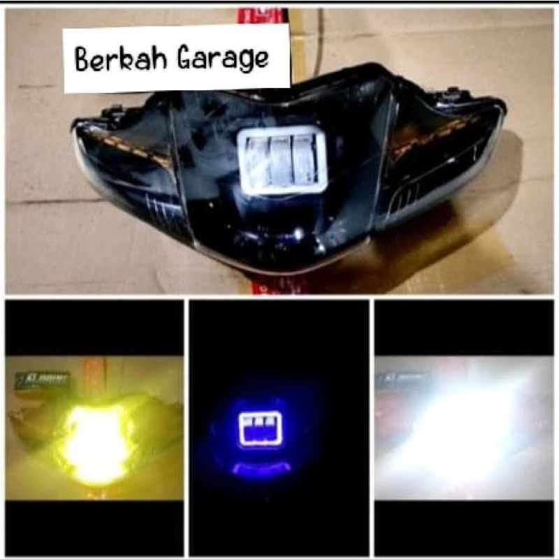 Lampu Depan Absolute Revo 3 LED Kualitas Terbaik