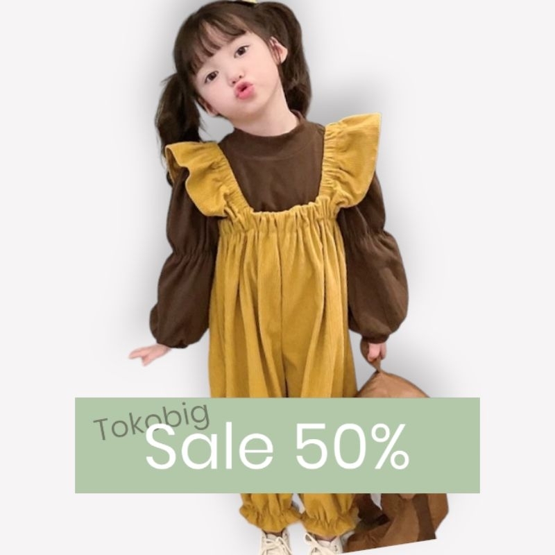 Baju Monyet Anak Perempuan Mooky Baju Anak Import Size 100-140 Usia 3-7 Tahun