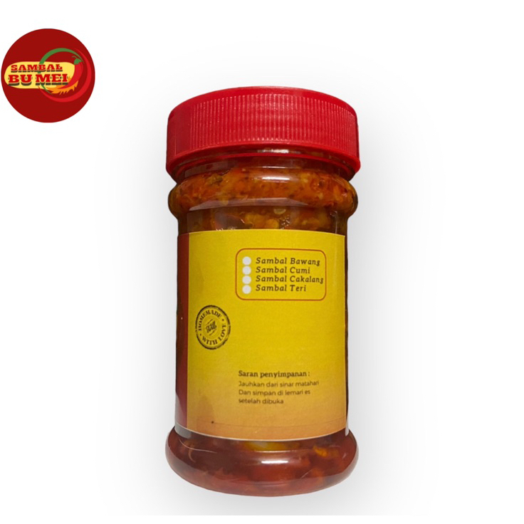 

Terlaris SAMBAL TERI / SAMBAL 150GR / SAMBAL BU MEI / SAMBEL PEDES