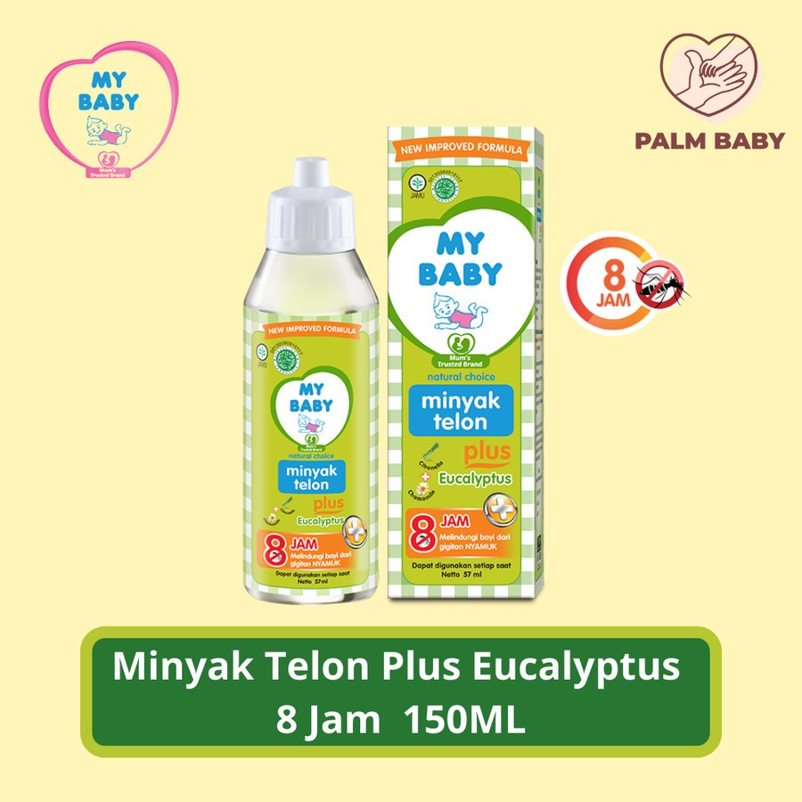 MY BABY MINYAK TELON PLUS 8 JAM 150ML