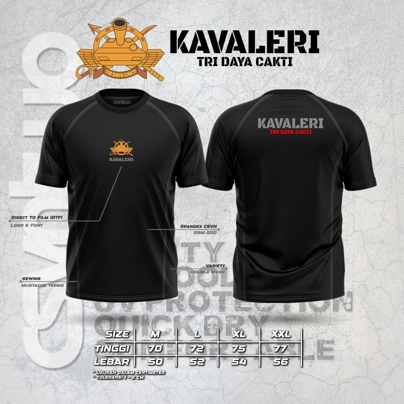 Kaos Kavaleri / Kaos Jersey Kavaleri Bahan Full Spandex Premium