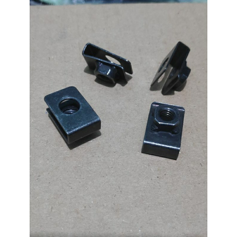KLIP BAUT M6 BAUT 10 HITAM GRADE ORIGINAL