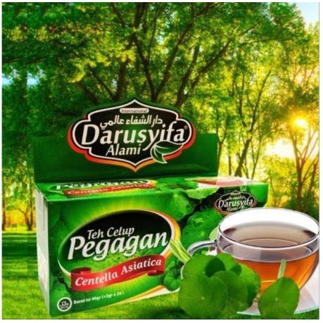 

Teh Celup Pegagan Centella Asiatica 20sachet Darusyifa Alami