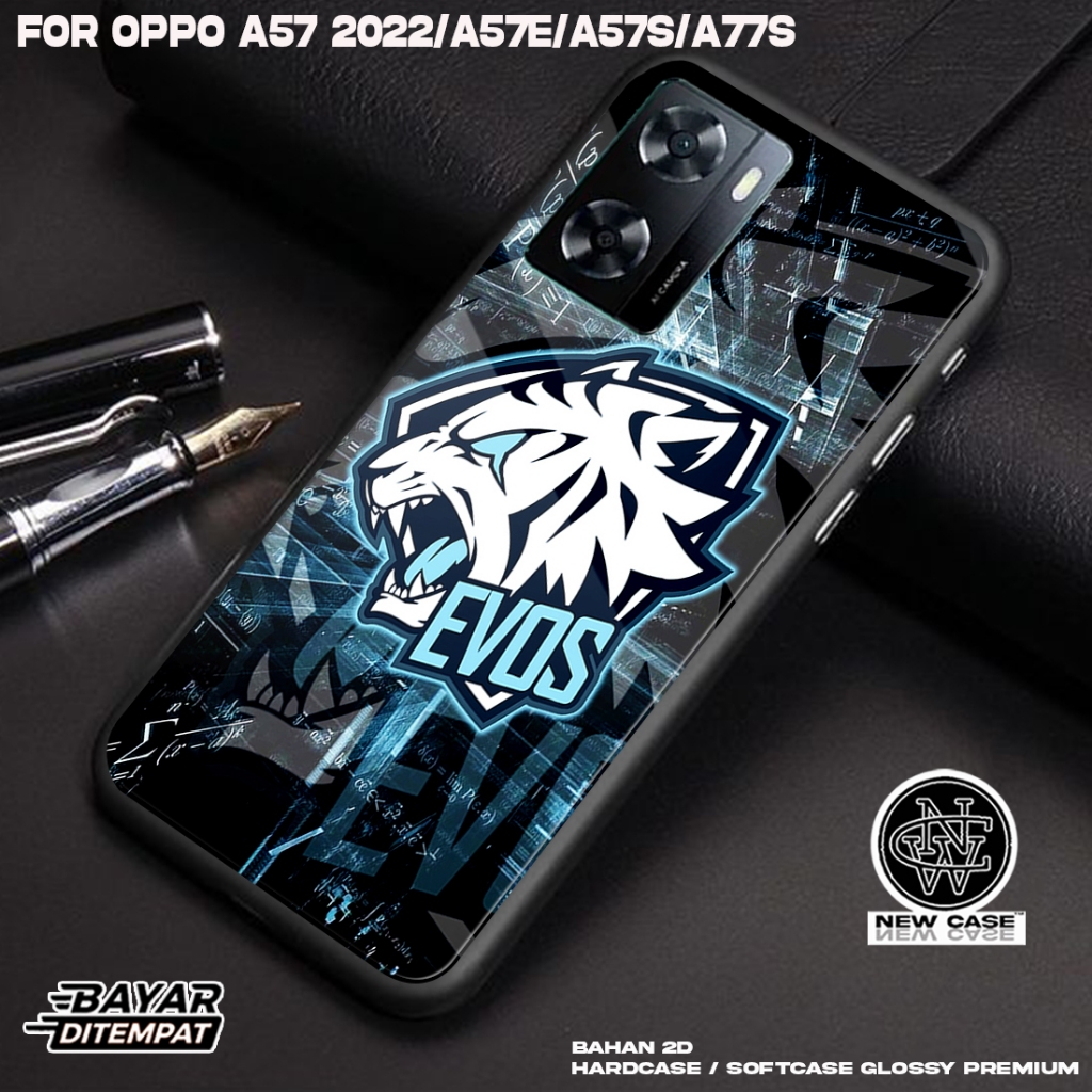 Case OPPO A57 2022 A57E A57S A77S - Casing Hp Terbaru 2023 Newcase [ EVOS] Silikon Hp Mewah - Kesing
