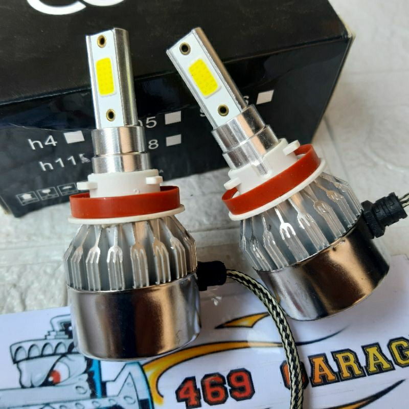 Lampu Depan Led H11/H16 36 watt | Lampu Led Headlamp & Foglamp Mobil Warna Putih