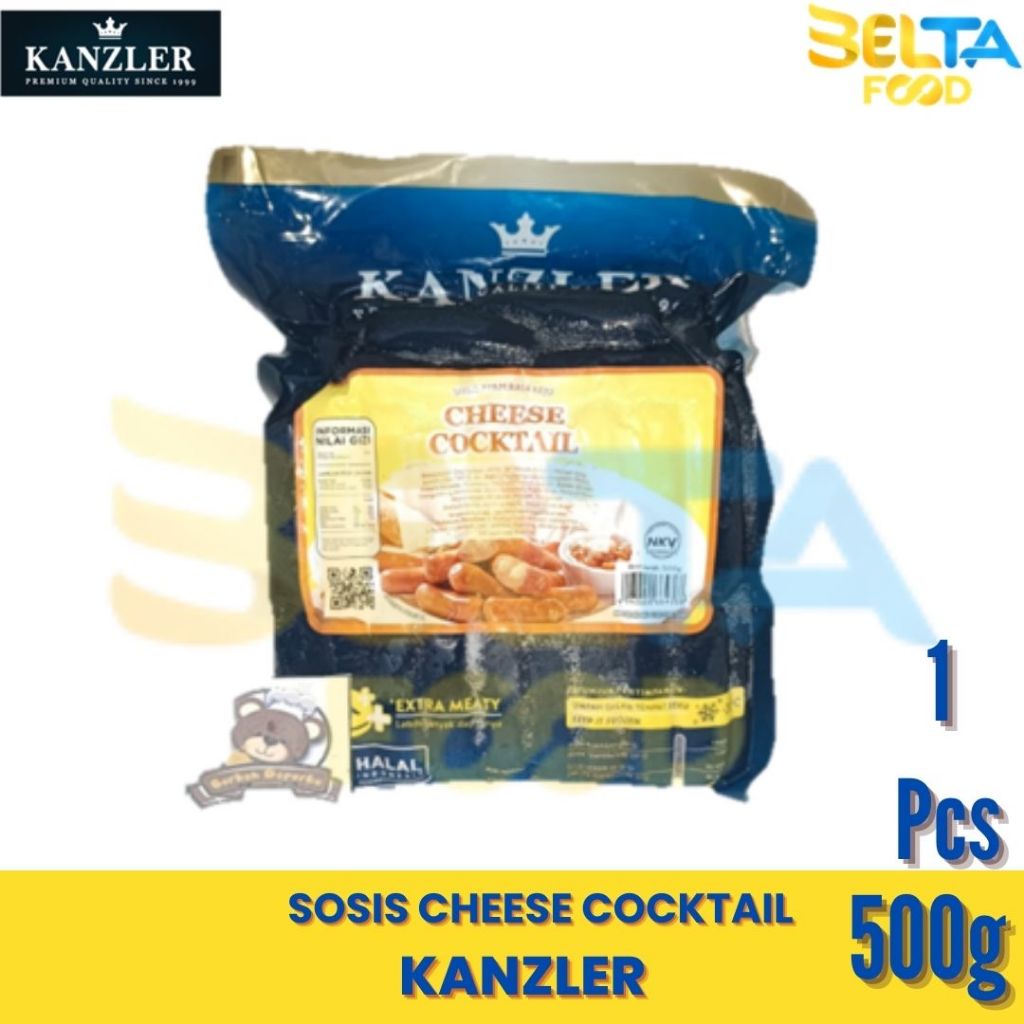 

Kanzler Sosis Cheese Cocktail 500g