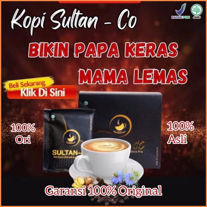 Kopi Sultan CO Asli Khusus Pria Dewasa Kuat Dan Tahan Lama - Obat Pria Tahan Lama