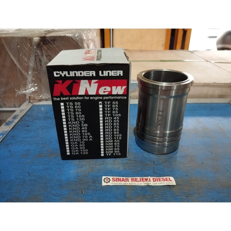Cylinder liner Voring Foring Boring mesin diesel Yanmar TF55