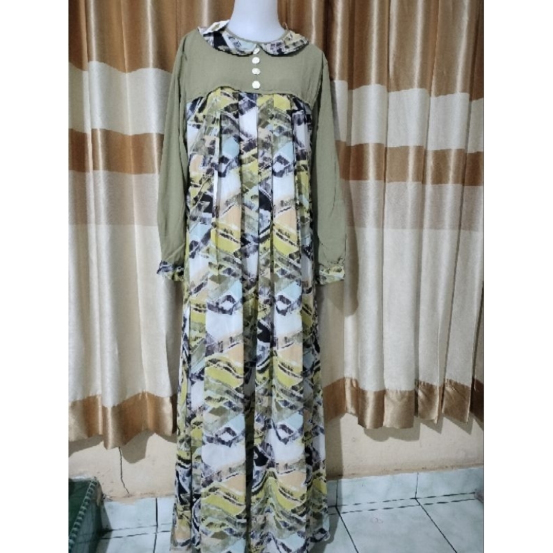 Gamis warna lemon