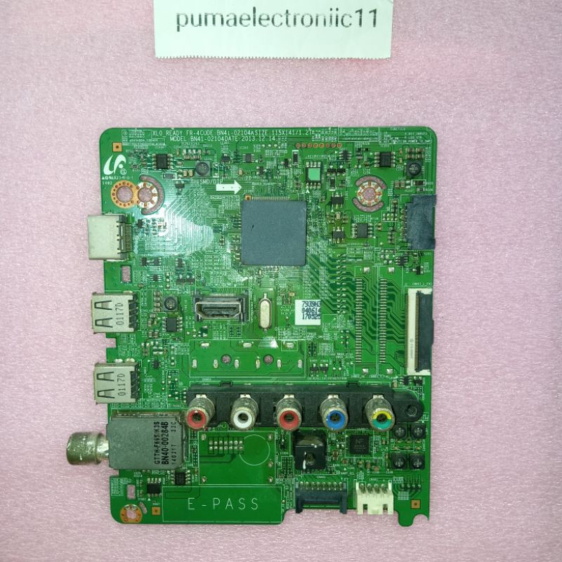 SAMSUNG UA48H5100AR MESIN TV LED MAINBOARD MOTHERBOARD MB MOBO MODUL TV LED