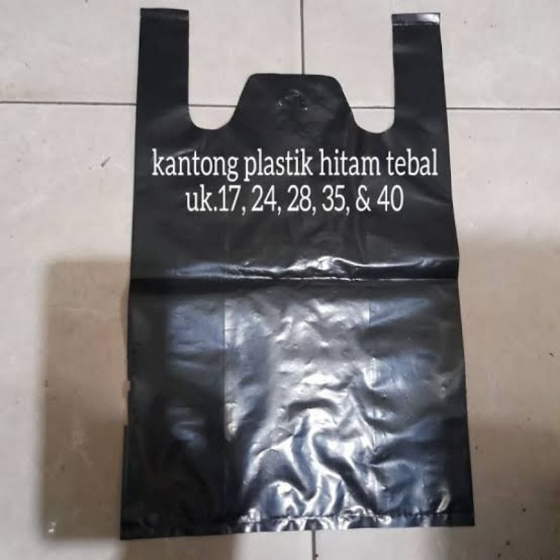 GROSIR - Kantong Tebal Plastik Tebal Kresek Tebal Hitam