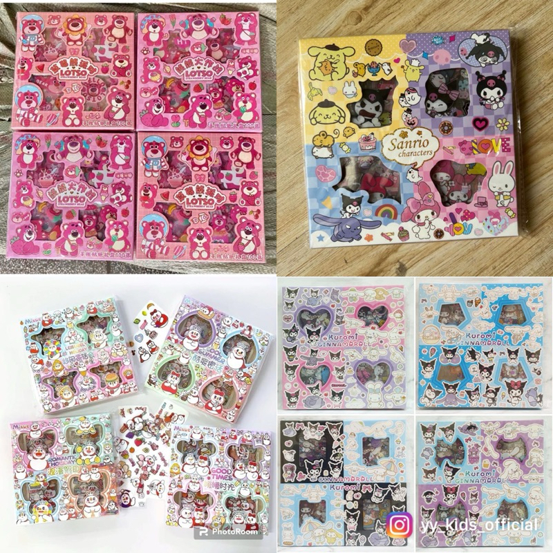 

Stiker TERBARU Box 100 Lembar Sanrio Cinnamoroll Kuromi Lotso Mixue Sticker Murah Lengkap Jakarta