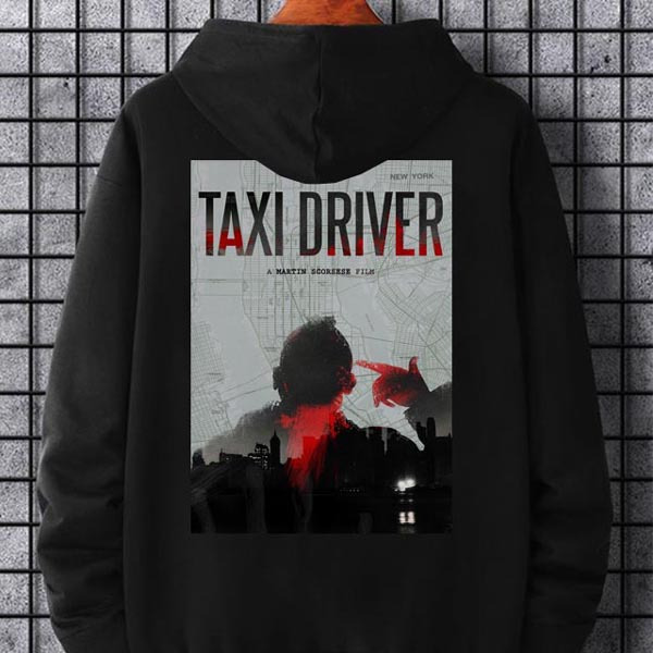 Jaket Hoodie Taxi Driver Hoodie Sweater Bahan Cotton Fleece