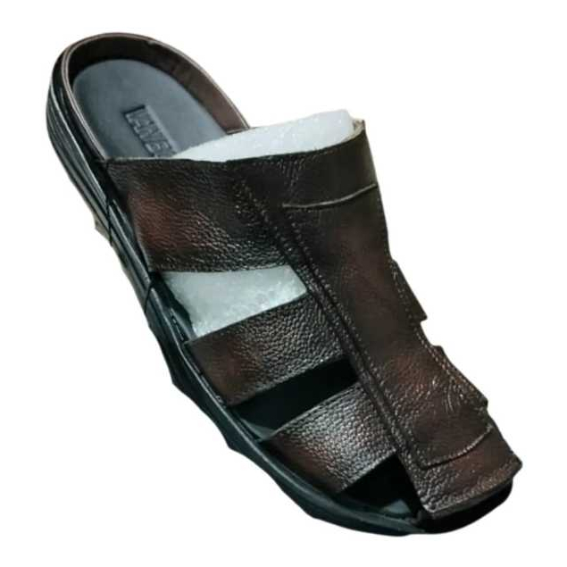 Sepatu Bustong Pria Kulit Asli Nyaman Dipakai Harian / Sandal Selop Cocok Dipakai Acara Resmi